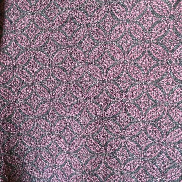 Mario Serrani Black Purple Pants Srtaight Leg Mid Rise Stretch Size 14 - Picture 9 of 10